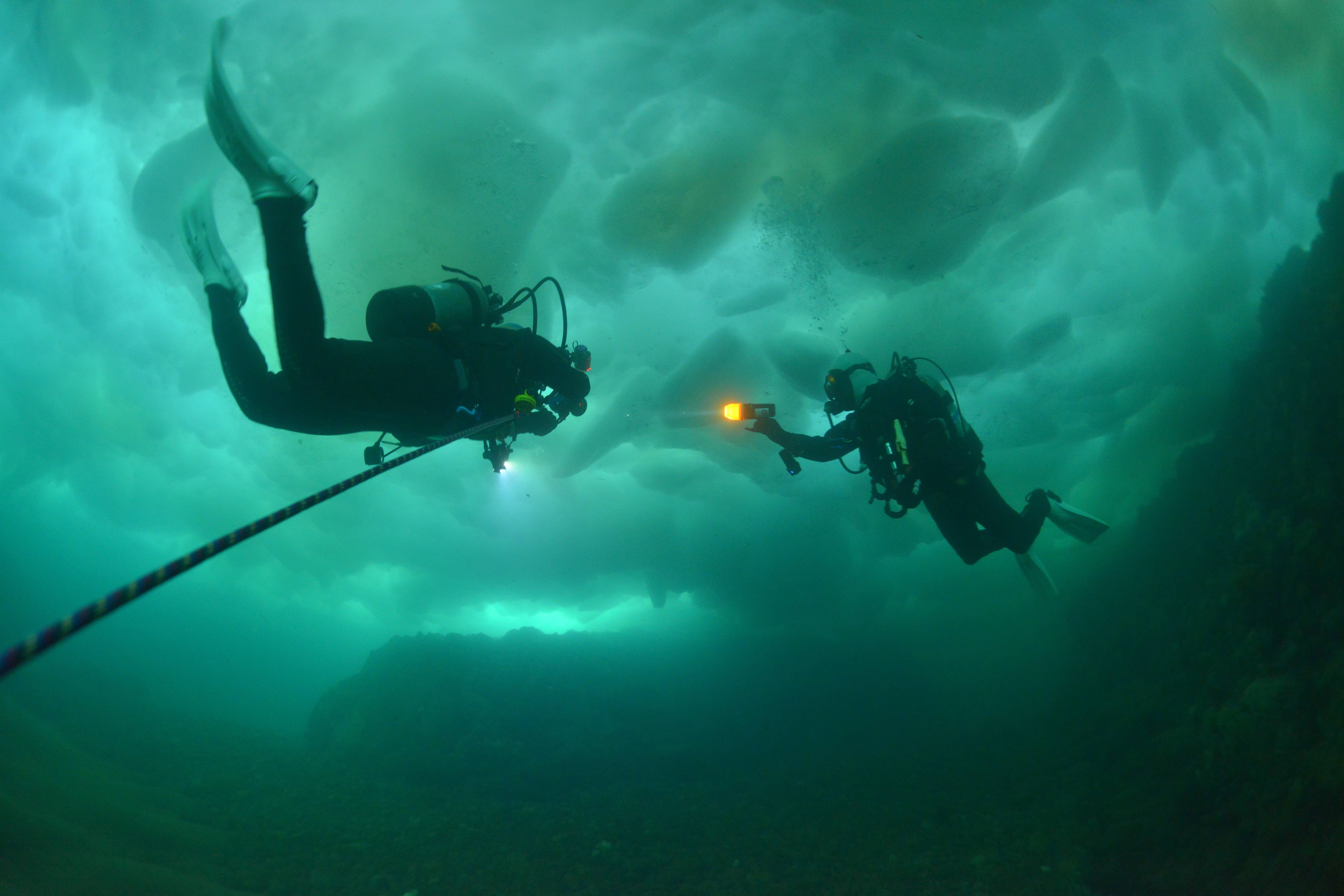Diving Beneath The Artic Sea