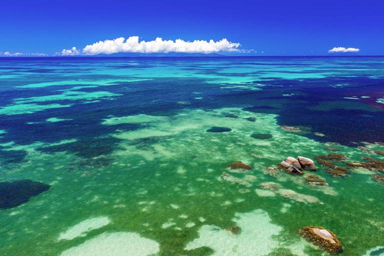 Turquoise waters