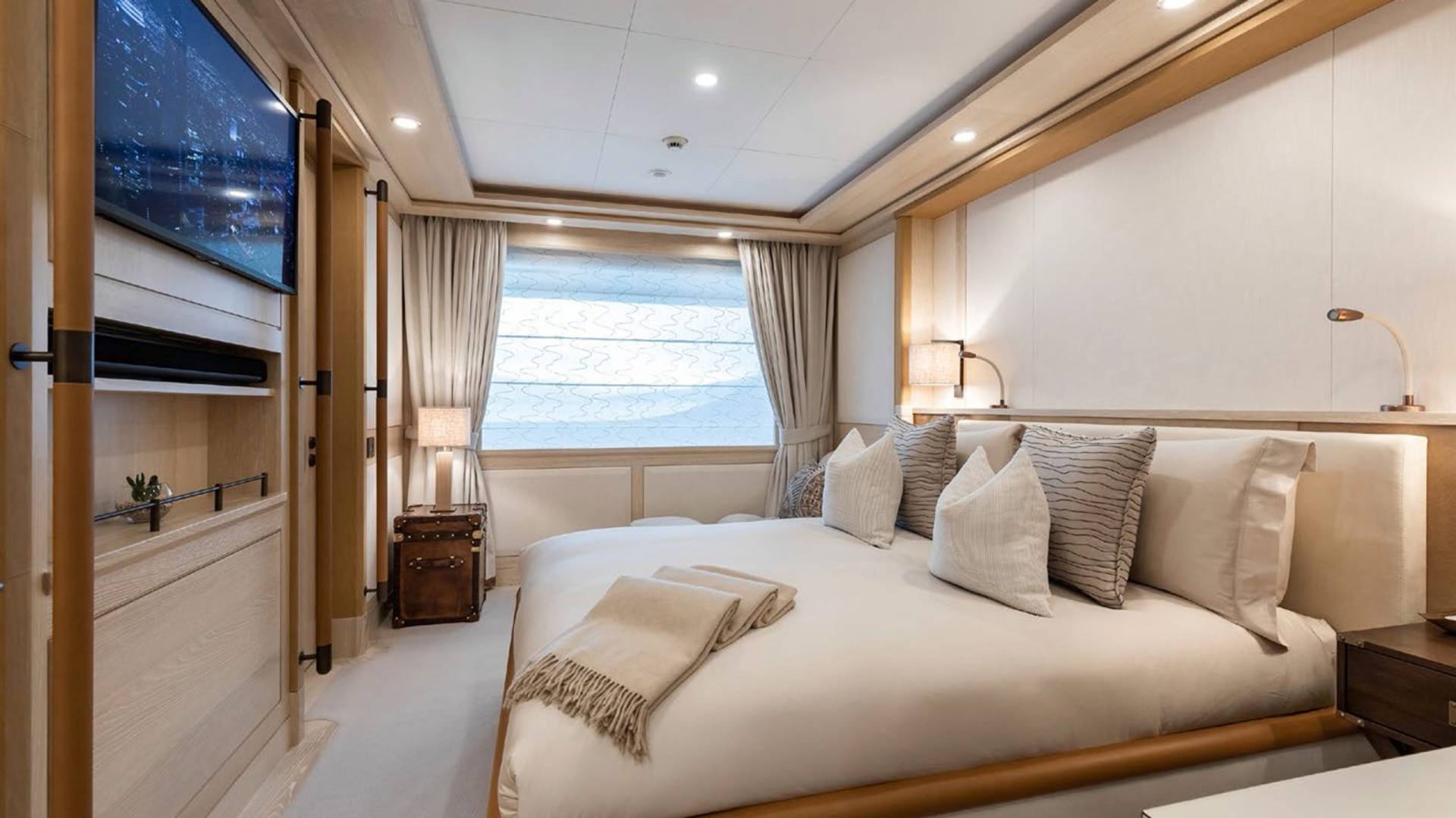 Contemporary comfort under sail