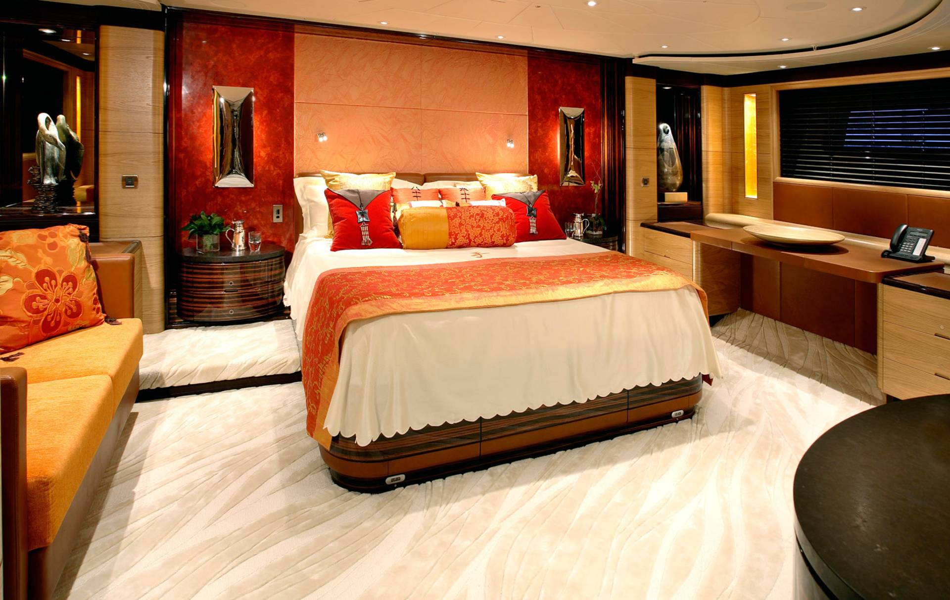 Contemporary comfort under sail