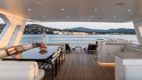 Open Air Lounge on Bridge Deck