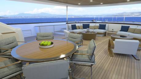 Shaded Aft Deck