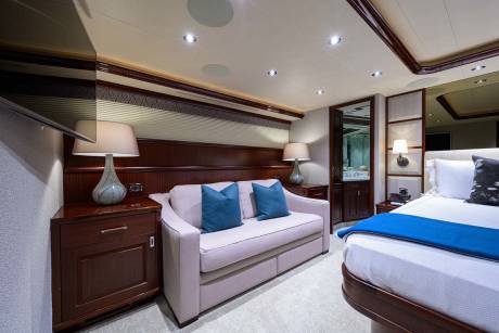 Full-Beam Master Suite on Main Deck